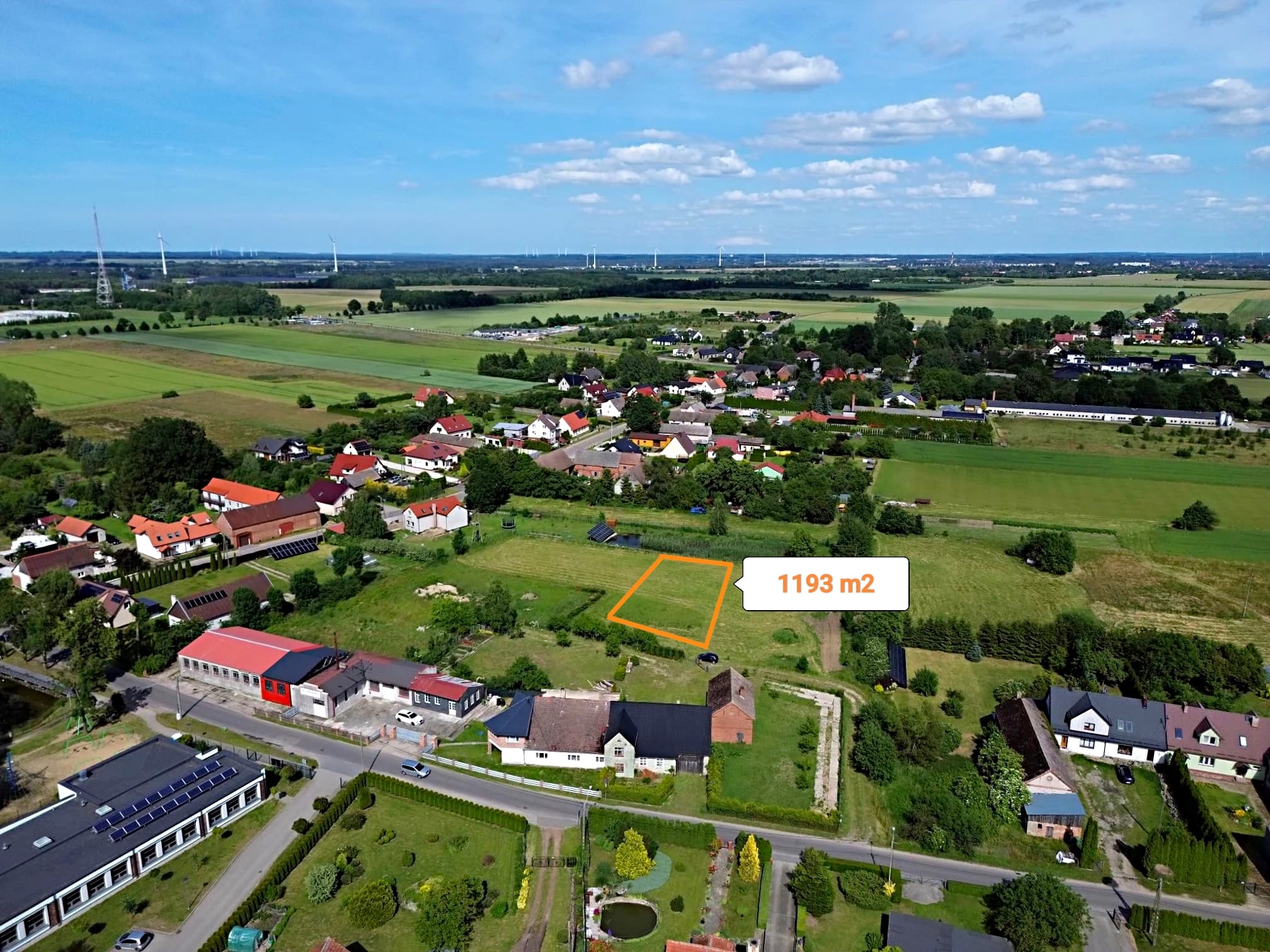 Działka Bierkowo ul Dębowa k. Szkoły 