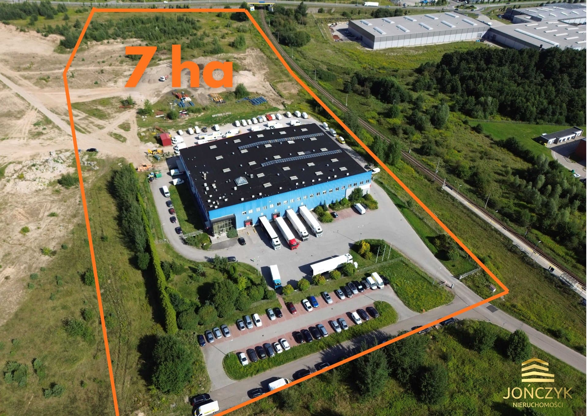 Działka 7 ha z halą produkcyjną 4075 M2 - Słupsk 