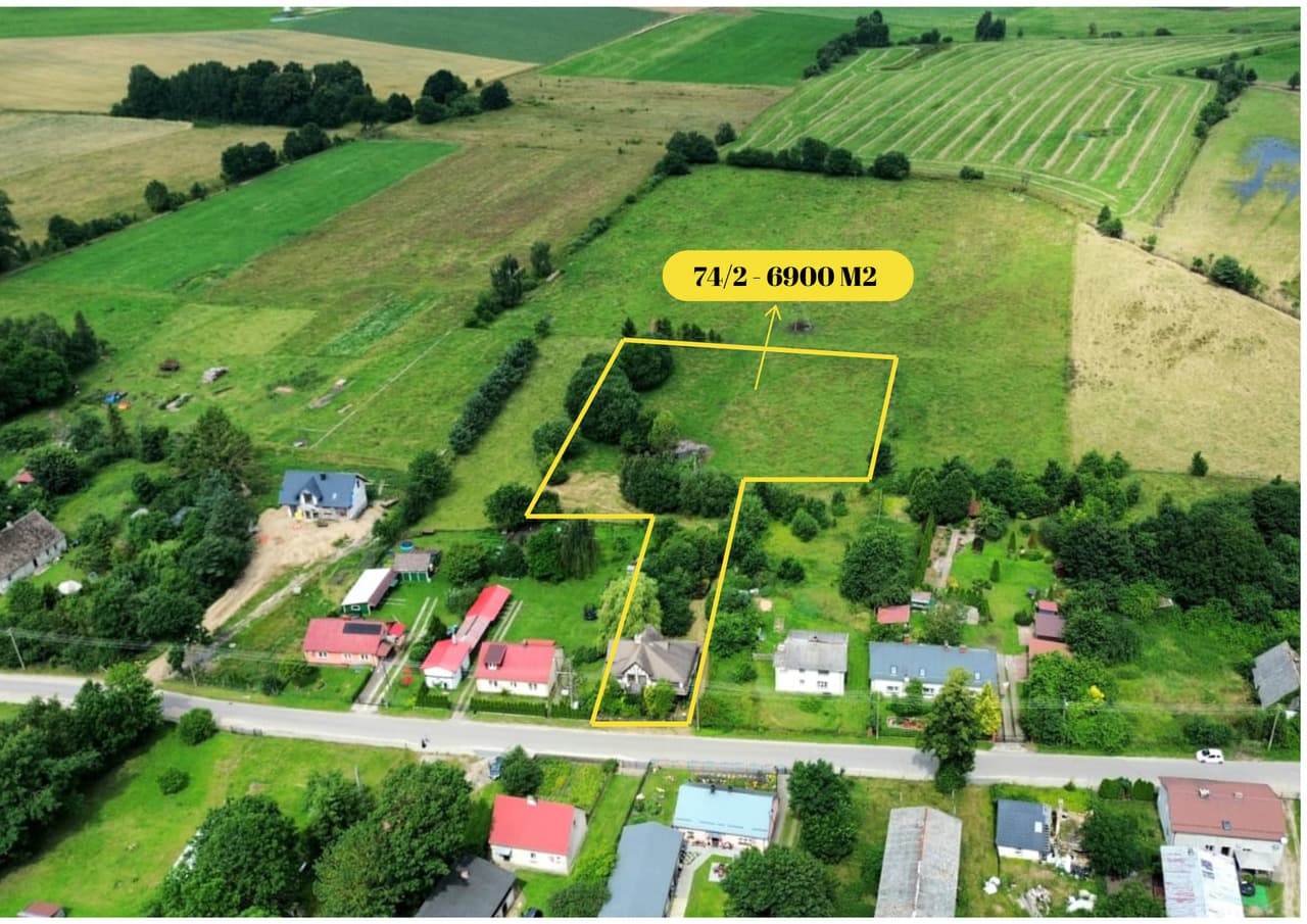 Dom 188 m2 z dużą działką 6900 m2 