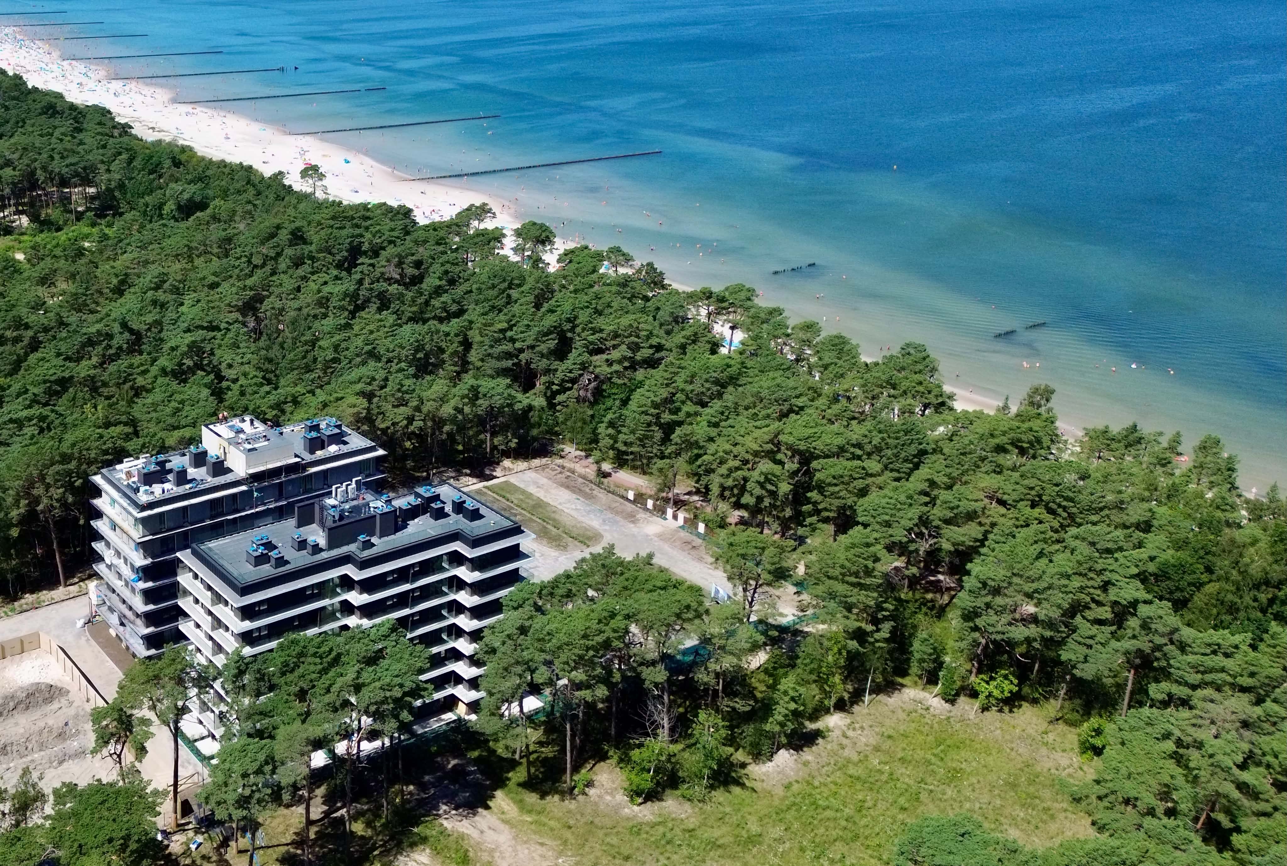 ICON SEA Ustka apartament premium - na 5 piętrze, wystawa od morza, I linia brzegowa 